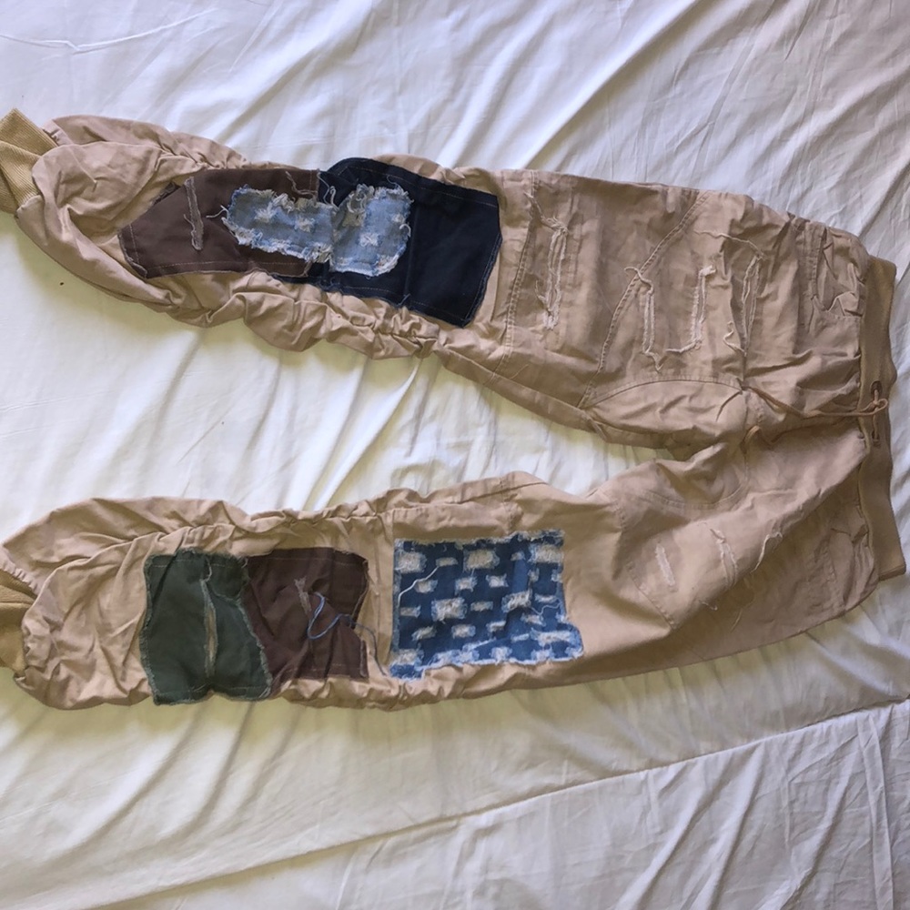 Cargo pants with patches size Xxl